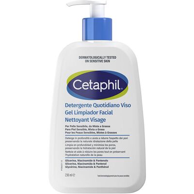 Nettoyant visage quotidien Cetaphil avec vitamine B3, 237 ml - Publicité Nettoyant visage quotidien Cetaphil avec vitamine B3, 237 ml - Publicité