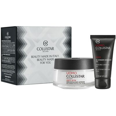 Collistar Uomo Crème Revitalisante ANTI-RIDES Ensemble De 2 Pièces - Publicité Collistar Uomo Crème Revitalisante ANTI-RIDES Ensemble De 2 Pièces - Publicité