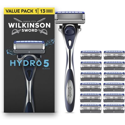 Wilkinson Hydro 5 máquina + 13 recambios 13 u - Publicité Wilkinson Hydro 5 máquina + 13 recambios 13 u - Publicité