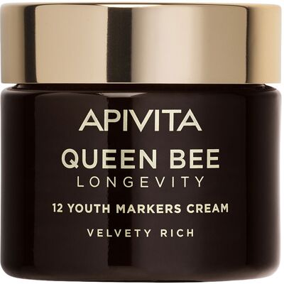 Apivita Queen Bee Longévité crème riche 12 marqueurs de jeunesse 50 ml - Publicité Apivita Queen Bee Longévité crème riche 12 marqueurs de jeunesse 50 ml - Publicité