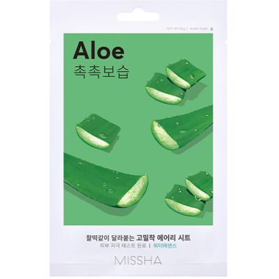 Missha Masque Airy Fit Sheet #Aloe 1 unité - Publicité Missha Masque Airy Fit Sheet #Aloe 1 unité - Publicité