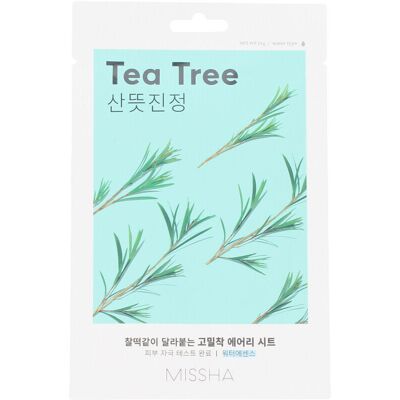 Missha Masque en tissu Air Fit #arbre à thé - Publicité Missha Masque en tissu Air Fit #arbre à thé - Publicité