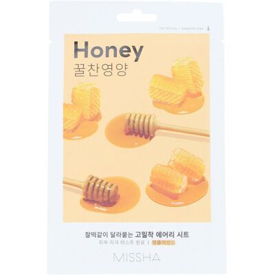 Missha Masque en tissu Air Fit #miel - Publicité Missha Masque en tissu Air Fit #miel - Publicité