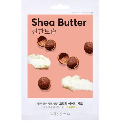 Missha Masque en tissu respirant #Beurre de karité 1 unité - Publicité Missha Masque en tissu respirant #Beurre de karité 1 unité - Publicité