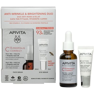 Apivita Sérum à la propolis C15, lot de 2 - Publicité Apivita Sérum à la propolis C15, lot de 2 - Publicité