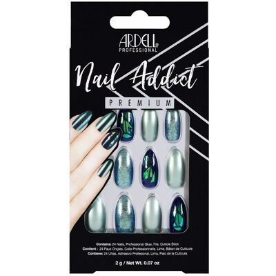 ongles faux Ardell Green Glitter Chrome - 24 pcs - Publicité ongles faux Ardell Green Glitter Chrome - 24 pcs - Publicité