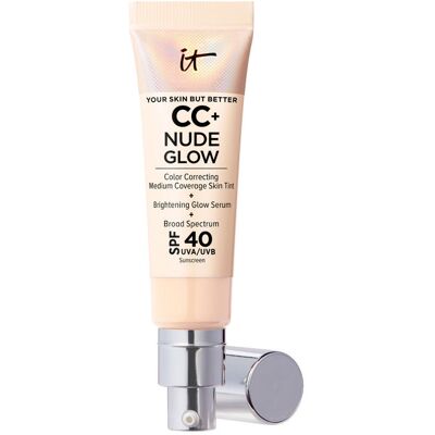 IT Cosmetics CC+ Nude Glow SPF40 (32ml) - Claire - Publicité IT Cosmetics CC+ Nude Glow SPF40 (32ml) - Claire - Publicité