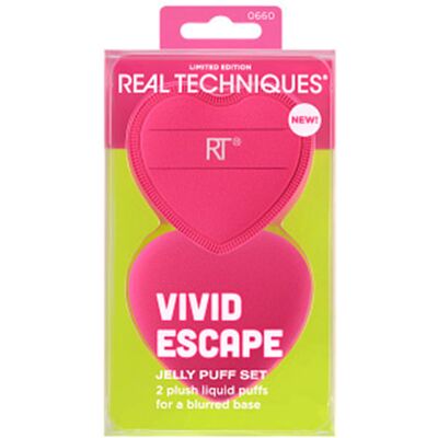 Real Techniques Coffret de 2 bouffées de gelée Vivid Escape - Publicité Real Techniques Coffret de 2 bouffées de gelée Vivid Escape - Publicité