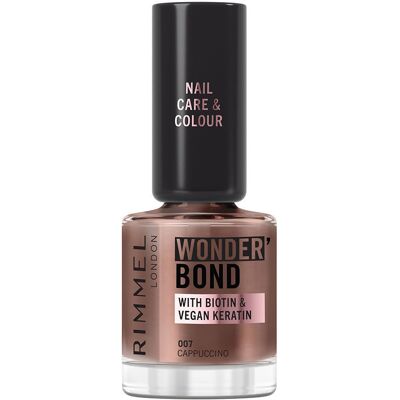 Rimmel London Vernis à ongles WONDER’BOND n° 007 - Cappuccino - Publicité Rimmel London Vernis à ongles WONDER’BOND n° 007 - Cappuccino - Publicité