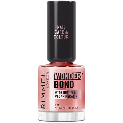 Rimmel London Vernis à ongles WONDER’BOND n° 001 - Application facile et rapide - Publicité Rimmel London Vernis à ongles WONDER’BOND n° 001 - Application facile et rapide - Publicité