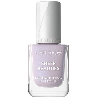 Catrice Vernis à ongles fortifiant Sheer Beauties n° 080 - Murmures de lavande 10,50 ml - Publicité Catrice Vernis à ongles fortifiant Sheer Beauties n° 080 - Murmures de lavande 10,50 ml - Publicité