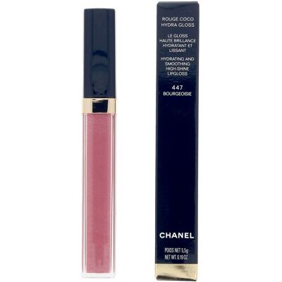 Chanel Rouge Coco Hydra brillant n° 447 - Bourgeoisie 1 u - Publicité Chanel Rouge Coco Hydra brillant n° 447 - Bourgeoisie 1 u - Publicité