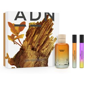 Adolfo Dominguez Coffret Adn en bois de santal sacré, 3 pièces - Publicité Adolfo Dominguez Coffret Adn en bois de santal sacré, 3 pièces - Publicité