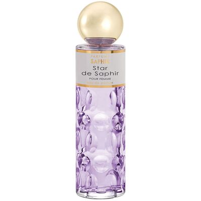 Parfums Saphir Star De Saphir eau de parfum vaporisateur 200 ml - Publicité Parfums Saphir Star De Saphir eau de parfum vaporisateur 200 ml - Publicité