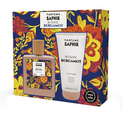 Ensemble de Parfums Saphir Bergamote - Femme - Agrumes & Fleuri - Publicité Ensemble de Parfums Saphir Bergamote - Femme - Agrumes & Fleuri - Publicité