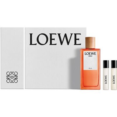 Coffret cadeau Loewe Solo Ella eau de parfum 100 ml (3 unités) - Publicité Coffret cadeau Loewe Solo Ella eau de parfum 100 ml (3 unités) - Publicité