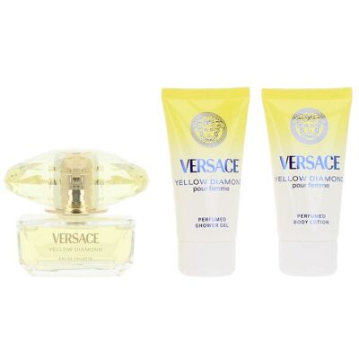 Versace Boîte À Diamants Jaune 3 pièces - Publicité Versace Boîte À Diamants Jaune 3 pièces - Publicité