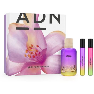 Adolfo Dominguez Coffret Adn Neroli Ecstasy 3 pièces - Publicité Adolfo Dominguez Coffret Adn Neroli Ecstasy 3 pièces - Publicité