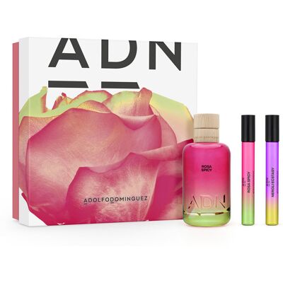 Adolfo Dominguez Coffret Dna Pink Spicy 3 pièces - Publicité Adolfo Dominguez Coffret Dna Pink Spicy 3 pièces - Publicité