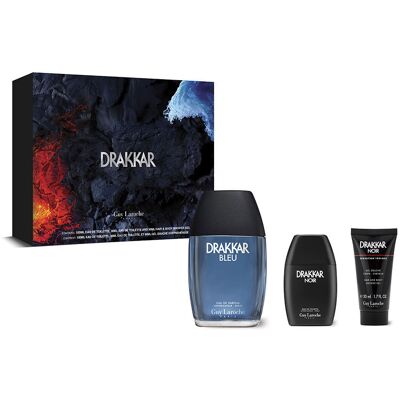 Guy Laroche Drakkar Bleu Estuche 3 pz - Publicité Guy Laroche Drakkar Bleu Estuche 3 pz - Publicité