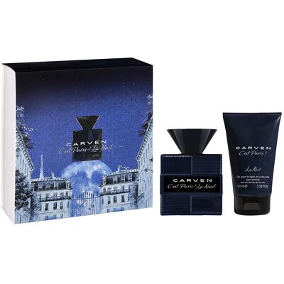 Carven C’EST Paris La Nuit Pour Homme Etui 2 pcs - Publicité Carven C’EST Paris La Nuit Pour Homme Etui 2 pcs - Publicité
