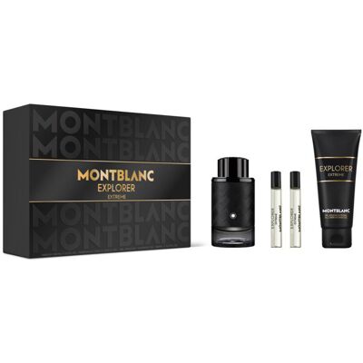 Montblanc Explorer Extreme Parfum Coffret De 4 Pièces - Publicité Montblanc Explorer Extreme Parfum Coffret De 4 Pièces - Publicité