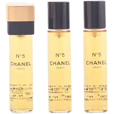 Chanel Nº 5 eau de toilette recharges vaporisateur de sac 3 x 20 ml - Publicité Chanel Nº 5 eau de toilette recharges vaporisateur de sac 3 x 20 ml - Publicité