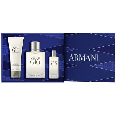 Giorgio Armani Acqua Di Giò Pour Homme Coffret 3 pcs - Publicité Giorgio Armani Acqua Di Giò Pour Homme Coffret 3 pcs - Publicité