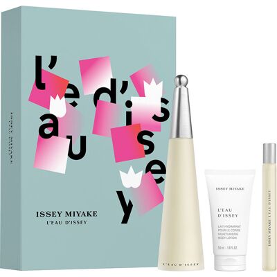Issey Miyake Coffret 3 pièces L’EAU D’ISSEY - Publicité Issey Miyake Coffret 3 pièces L’EAU D’ISSEY - Publicité