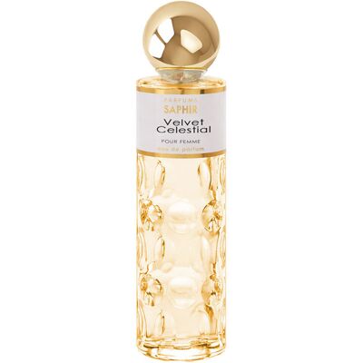 Parfums Saphir Velvet Celestial De Saphir eau de parfum vaporisateur 200 ml - Publicité Parfums Saphir Velvet Celestial De Saphir eau de parfum vaporisateur 200 ml - Publicité