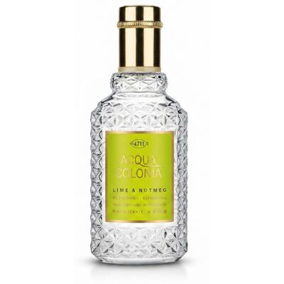 4711 Acqua Colonia Lime & Nutmeg eau de cologne splash & spray 50 ml - Publicité 4711 Acqua Colonia Lime & Nutmeg eau de cologne splash & spray 50 ml - Publicité