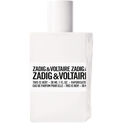 Zadig & Voltaire This is Her Eau de Parfum - 30 ml - Publicité Zadig & Voltaire This is Her Eau de Parfum - 30 ml - Publicité