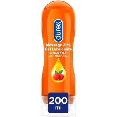 Gel de Massage et Lubrifiant au Guarana - Durex - Publicité Gel de Massage et Lubrifiant au Guarana - Durex - Publicité