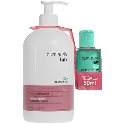 Cumlaude Lab Clx Hygiène Intime gel inflammation et inconfort 500 + 50 550 ml - Publicité Cumlaude Lab Clx Hygiène Intime gel inflammation et inconfort 500 + 50 550 ml - Publicité