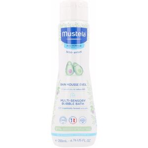 Mustela Bain moussant multisensoriel BÉBÉ-ENFANT 200 ml - Publicité Mustela Bain moussant multisensoriel BÉBÉ-ENFANT 200 ml - Publicité