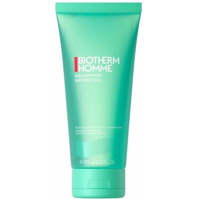 Gel Douche Biotherm Homme Aquapower - 200ml - Publicité Gel Douche Biotherm Homme Aquapower - 200ml - Publicité