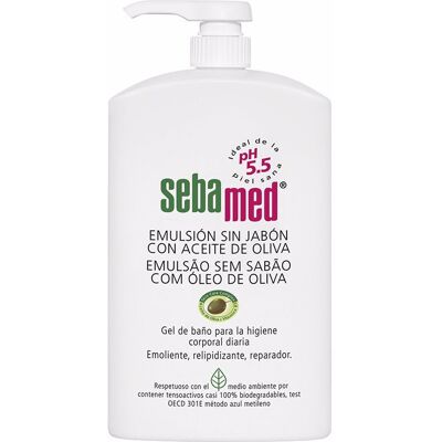 Sebamed Gel douche à l'huile d'olive - Émulsion sans savon - Publicité Sebamed Gel douche à l'huile d'olive - Émulsion sans savon - Publicité