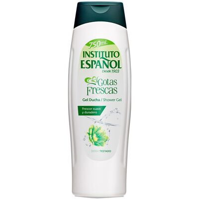 Instituto Español Fresh Drops 750ml - Gel douche - Publicité Instituto Español Fresh Drops 750ml - Gel douche - Publicité