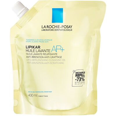 La Roche Posay Recharge d’huile démaquillante Lipikar AP+ - Publicité La Roche Posay Recharge d’huile démaquillante Lipikar AP+ - Publicité