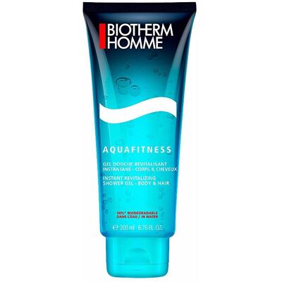 Gel Douche Biotherm Aquafitness (200 ml) - Publicité Gel Douche Biotherm Aquafitness (200 ml) - Publicité