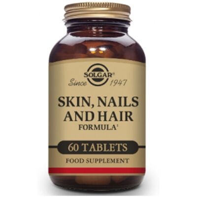 Solgar Comprimés Peau, Ongles et Cheveux - 60 capsules - Publicité Solgar Comprimés Peau, Ongles et Cheveux - 60 capsules - Publicité