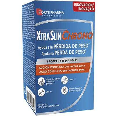 Forté Pharma Xtraslim Chrono - Complément de Contrôle de Poids - Publicité Forté Pharma Xtraslim Chrono - Complément de Contrôle de Poids - Publicité