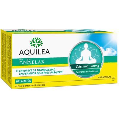 Aquilea Enrelax Valériane 48 Unités - Sommeil & Relaxation - Publicité Aquilea Enrelax Valériane 48 Unités - Sommeil & Relaxation - Publicité