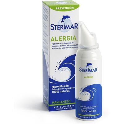 Spray Nasal Sterimar Manganèse - Soulagement Allergies - 100ml - Publicité Spray Nasal Sterimar Manganèse - Soulagement Allergies - 100ml - Publicité