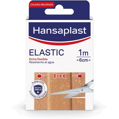 Hansaplast Élastique 1m x 6cm - Pansement - Publicité Hansaplast Élastique 1m x 6cm - Pansement - Publicité