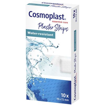 Pansements résistants à l’eau COSMOPLAST, 10 pièces. Publicité Pansements résistants à l’eau COSMOPLAST, 10 pièces. Publicité