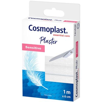 Pansements sensibles à découper Cosmoplast 1 m x 6 cm - Publicité Pansements sensibles à découper Cosmoplast 1 m x 6 cm - Publicité