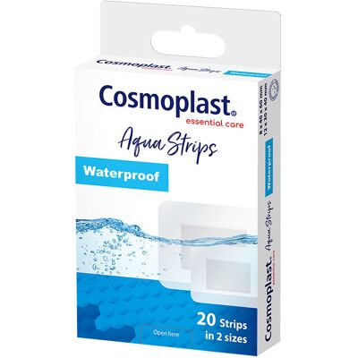 Pansements imperméables Cosmoplast 20 unités - Publicité Pansements imperméables Cosmoplast 20 unités - Publicité