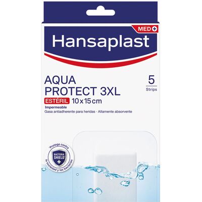 Hansaplast Hp Aqua Protect 3XL apósitos 10 x 15 cm 5 u - Publicité Hansaplast Hp Aqua Protect 3XL apósitos 10 x 15 cm 5 u - Publicité