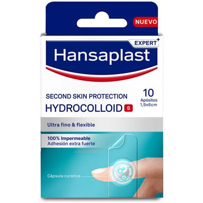 Hansaplast Pansements hydrocolloïdes de protection cutanée secondaire #S 10 unités - Publicité Hansaplast Pansements hydrocolloïdes de protection cutanée secondaire #S 10 unités - Publicité